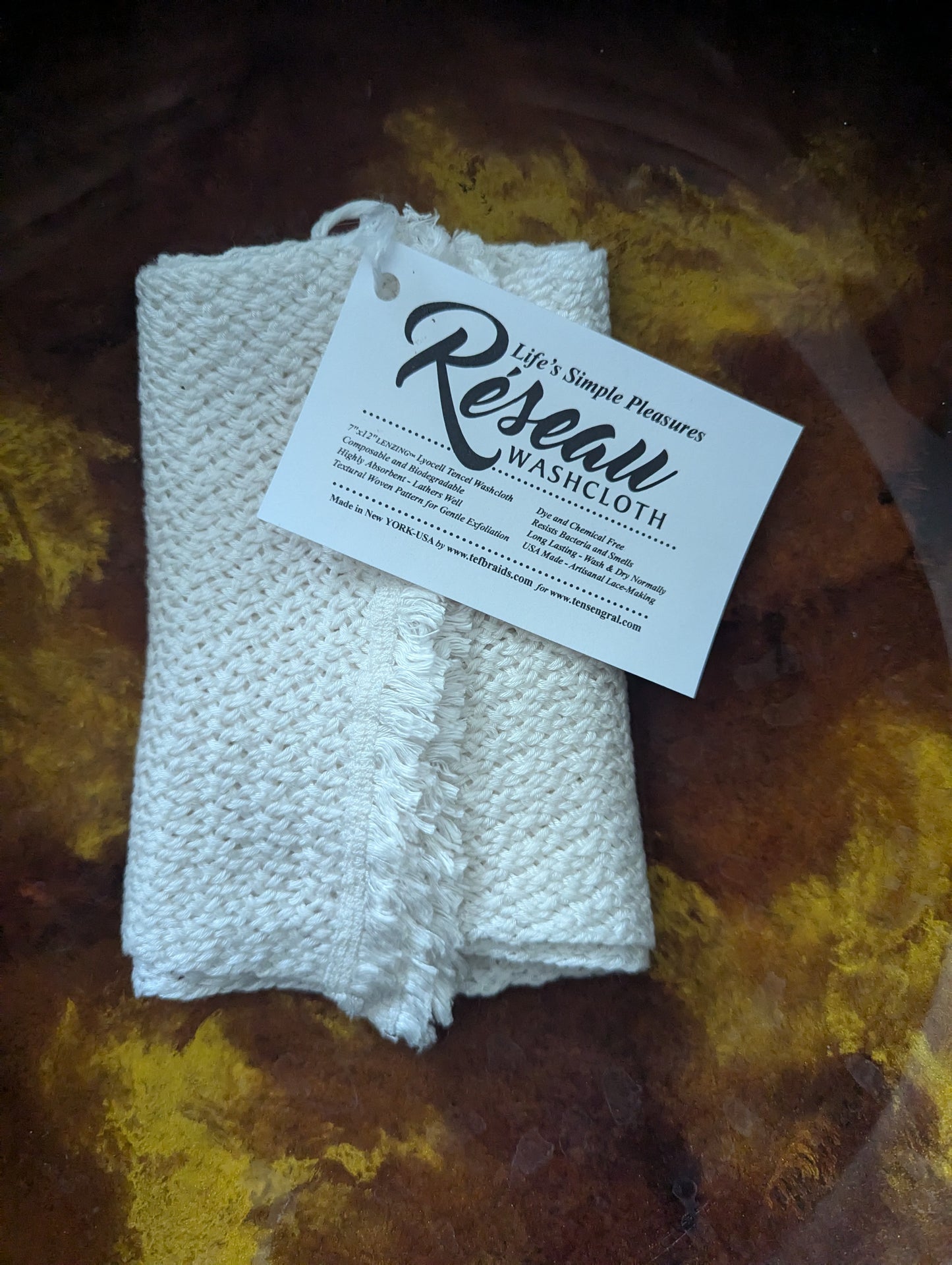 Re'seau Washcloth (Set of Three)