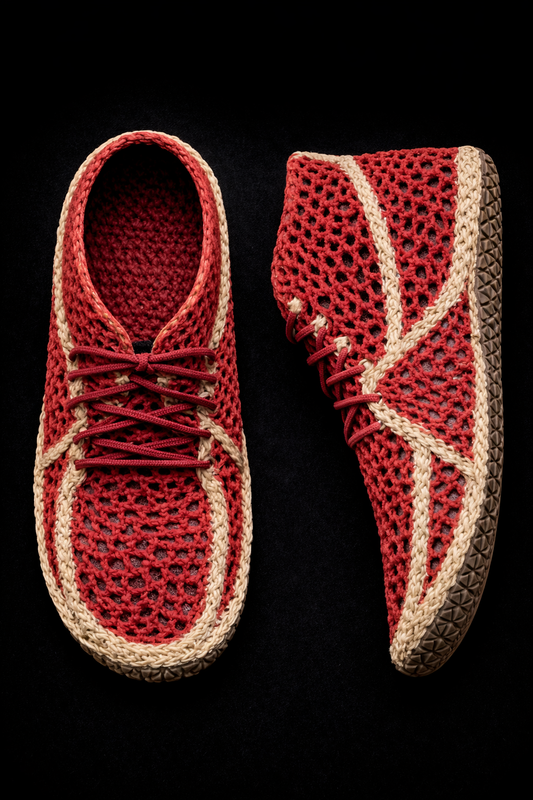 Tensengral Experimental Footwear Red Moccasins XhelX