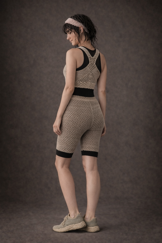 Tensengral Experimental Mesh Shorts and 800 Braided Bra