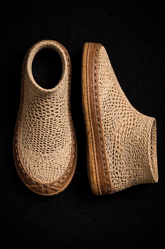 Tensengral Experimental Footwear XhelX Low Boot Leather Barefoot Sole