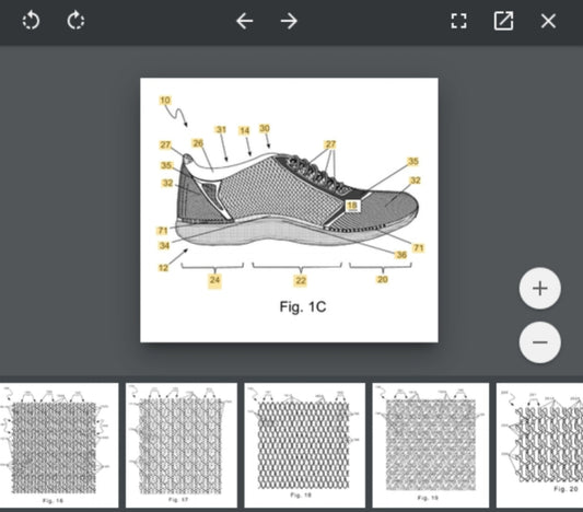 Circular lace braided footwear upper textile shell formed directly from yarn by Tensengral