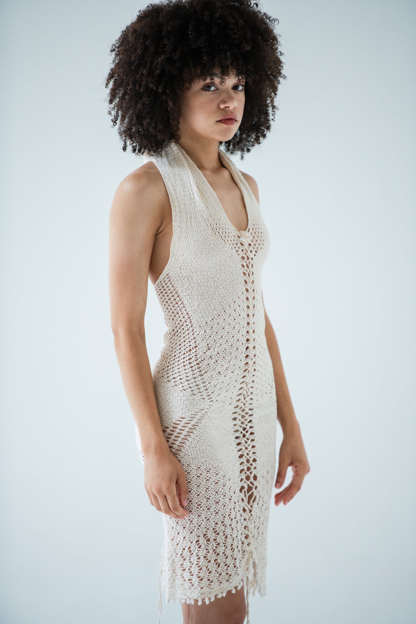 Hi.Bred Halter Dress