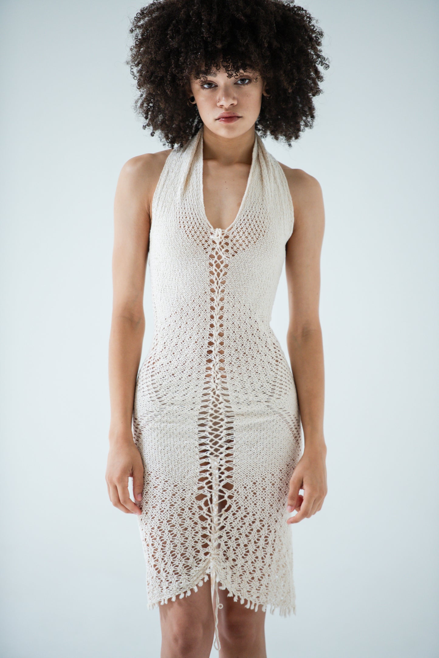 Hi.Bred Halter Dress