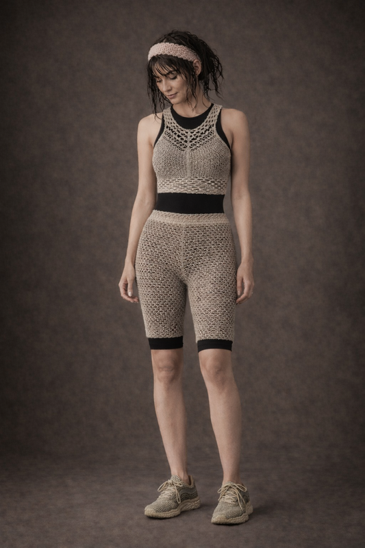 Tensengral Experimental Mesh Shorts and 800 Braided Bra