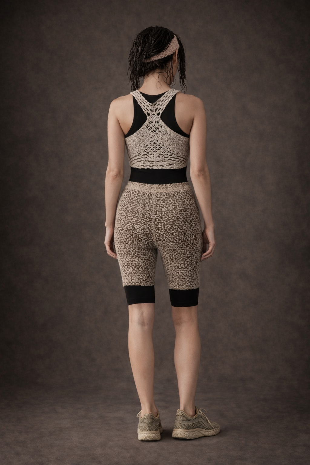 Tensengral Experimental Mesh Shorts and 800 Braided Bra