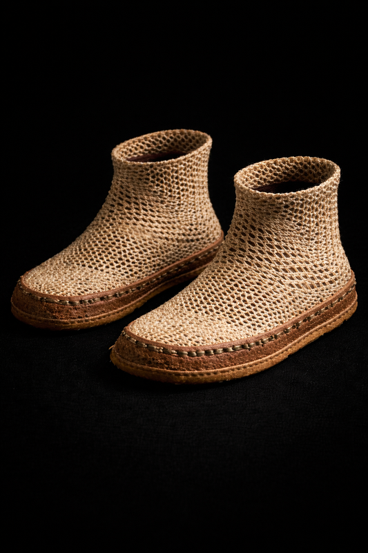 Tensengral Experimental Footwear XhelX Low Boot Leather Barefoot Sole