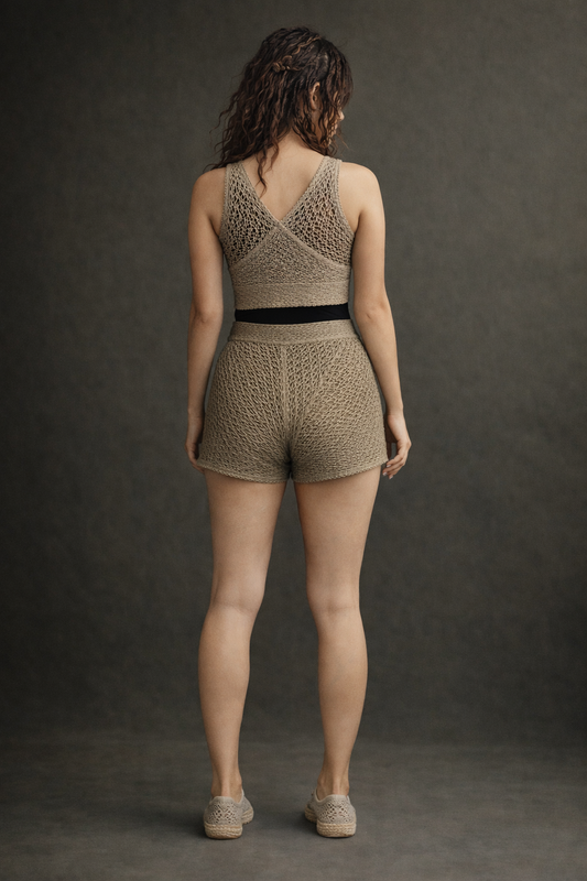 Tensengral Experimental Inversion Shorts with Inversion Sleeveless Top