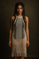 Tensengral Experimental Laced Tube Dress