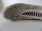 Footwear High Rise Skeletal Structure with Integrated Laces