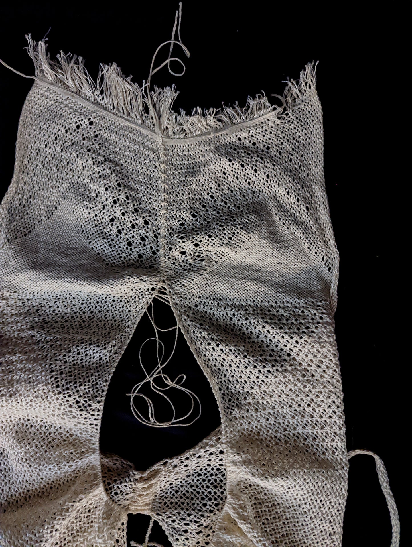 2022 Bodysuit Hip Cross Laced Fabric