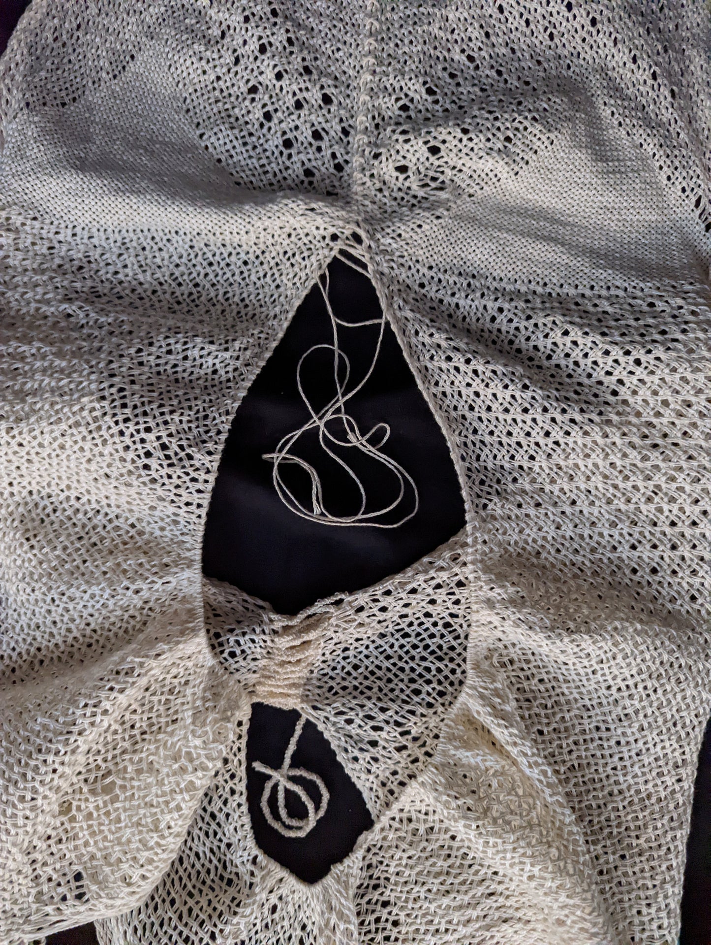2022 Bodysuit Hip Cross Laced Fabric