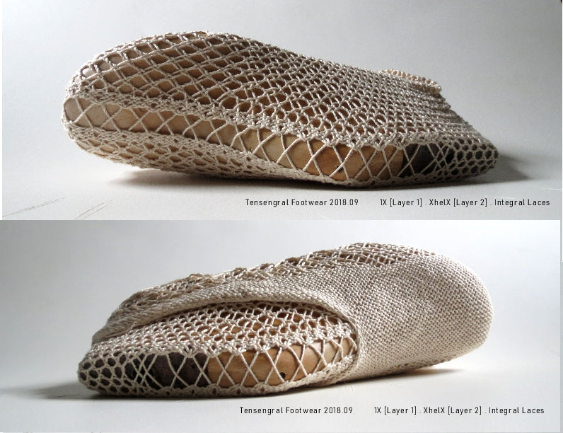 Footwear Layered Laced